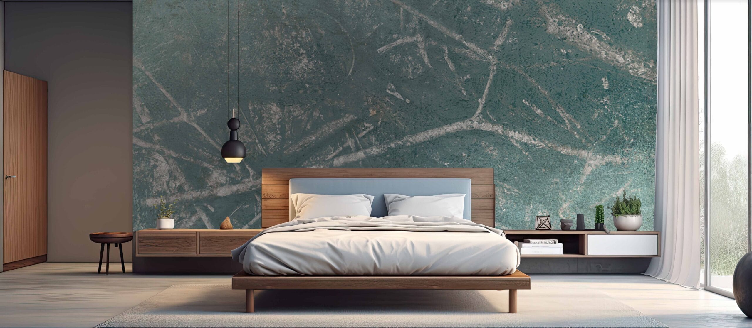 Zaleđene grane u smaragdnoj magli - Image 2