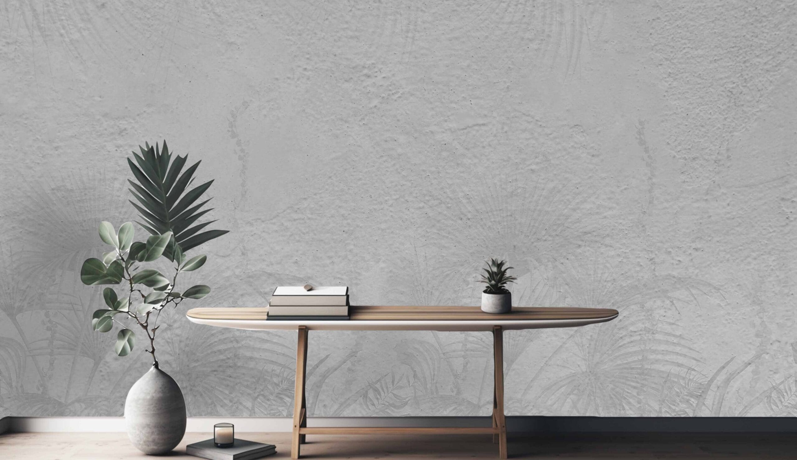 Sivi Beton s Palmama - Image 2