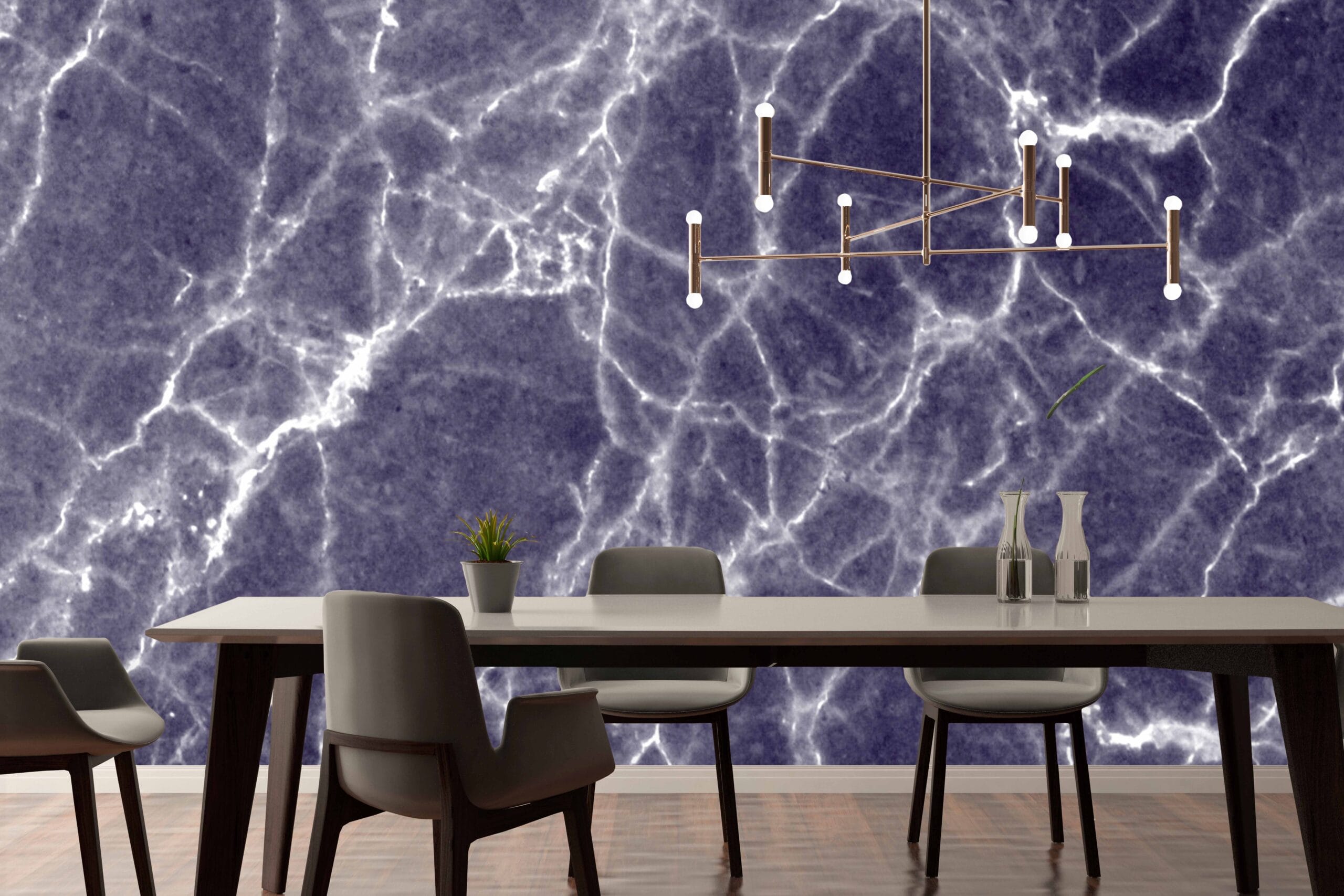 Mramorni Uzorak u Plavim Tonovima - Image 4