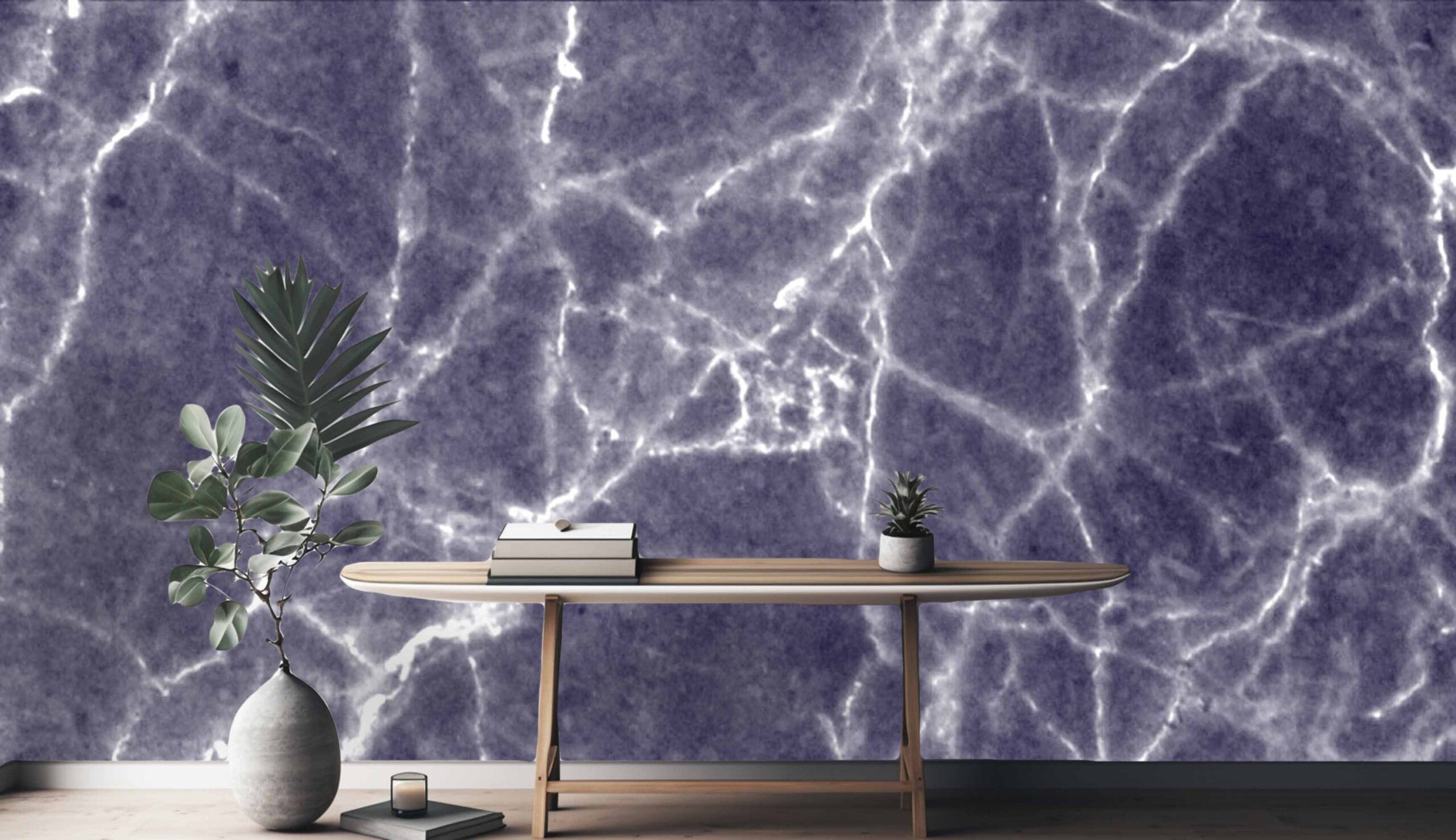 Mramorni Uzorak u Plavim Tonovima - Image 2