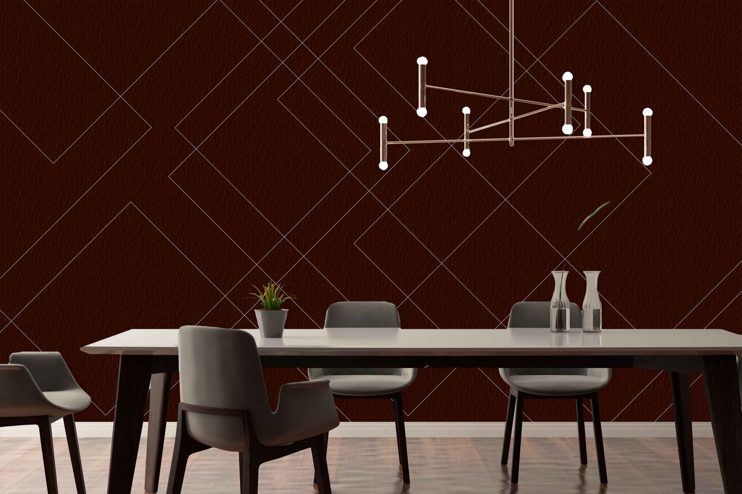 Elegantna Geometrija Tamna Čokolada - Image 2