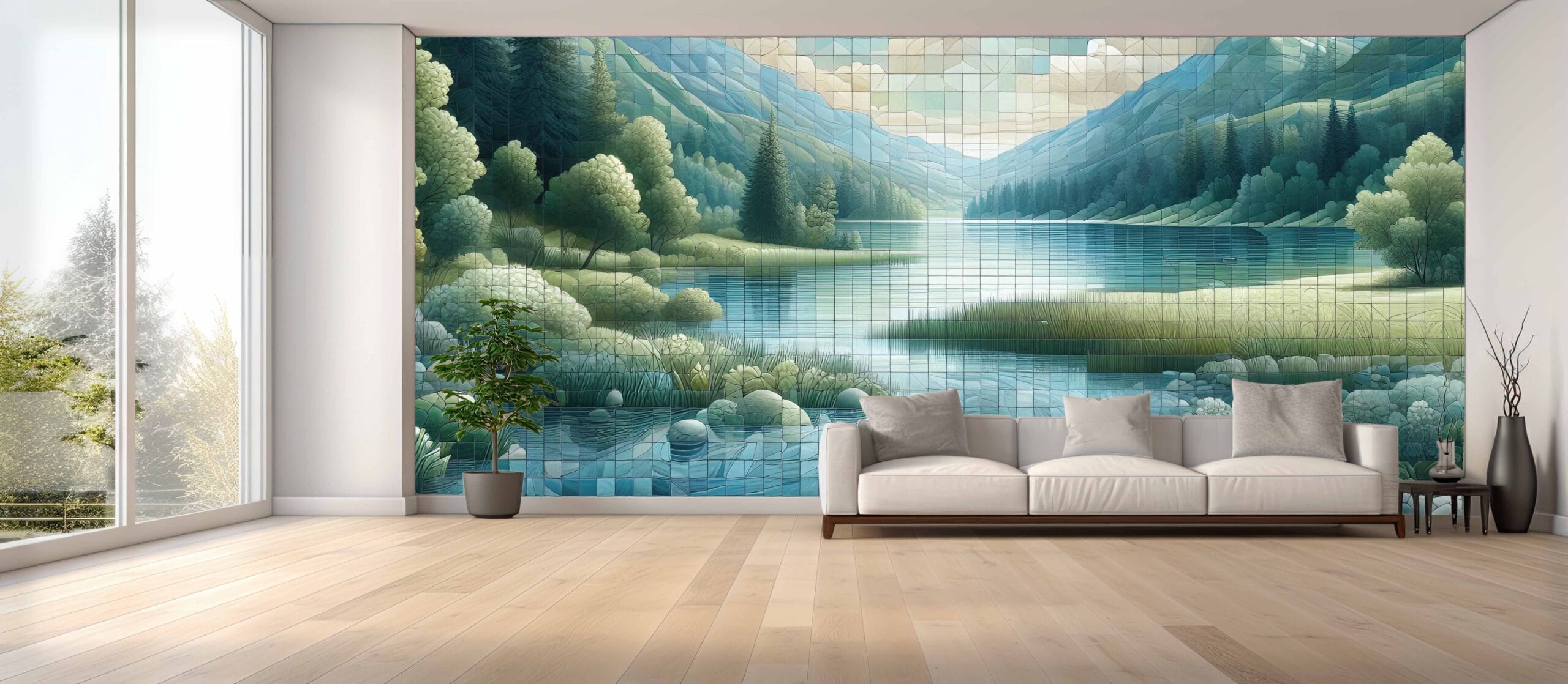 Planinsko Jezero u Jutarnjoj Izmaglici - Image 3