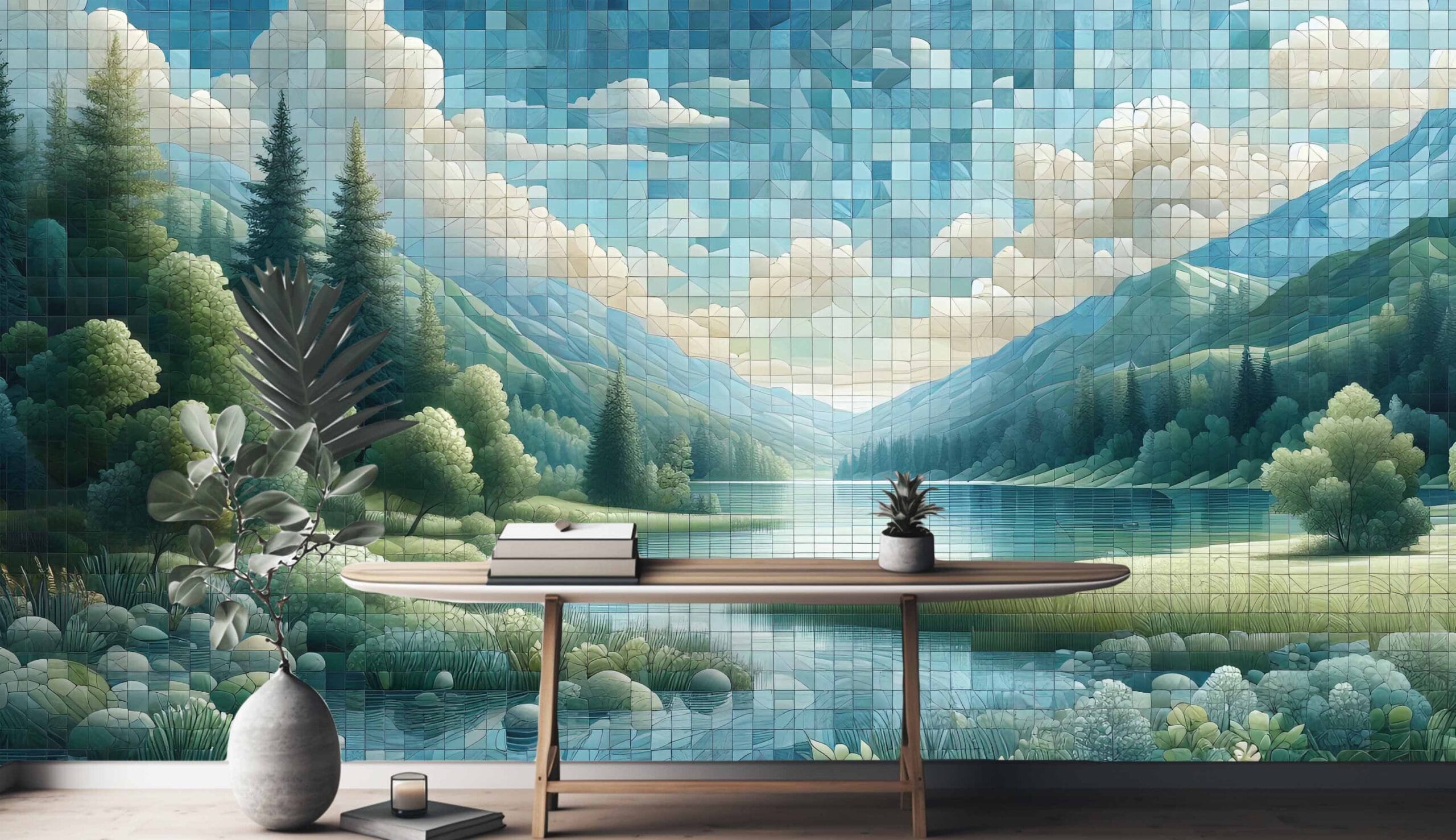 Planinsko Jezero u Jutarnjoj Izmaglici - Image 2