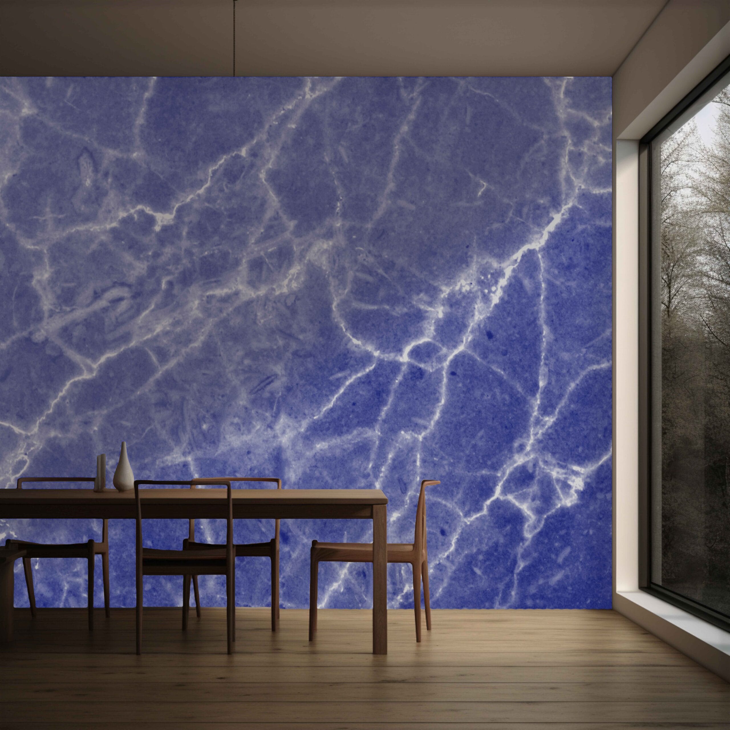 Mramorni Efekt u Plavim Tonovima - Image 3