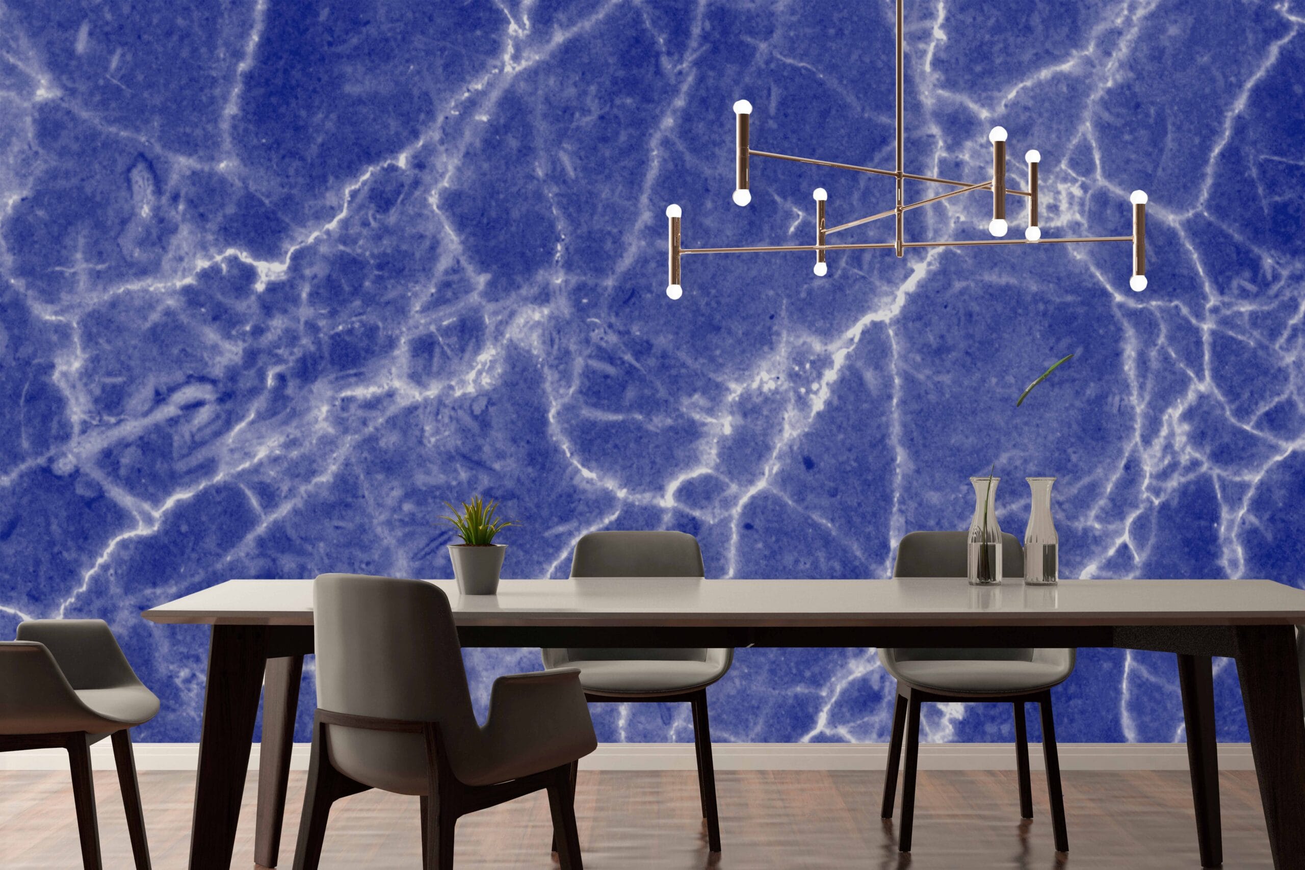 Mramorni Efekt u Plavim Tonovima - Image 2